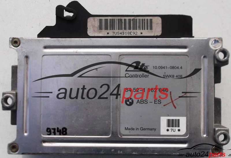 Mονάδα ελέγχου αβς BMW E36 ATE Controller 5WK8 408, 5WK8408, 10.0941-0804.4, 10094108044, 3452-1 162 646, 34521162646