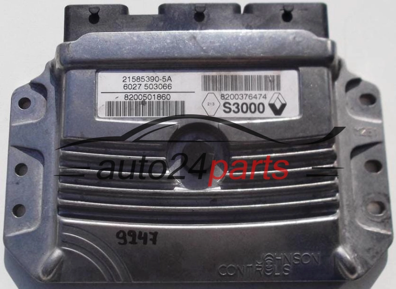 CENTRALINA MOTORE RENAULT MODUS 1.4 Johnson Controls 21585390-5A,  8200501860