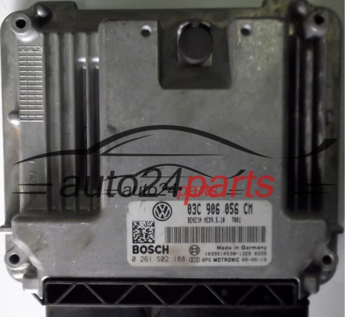 ECU ENGINE CONTROLLER SKODA OCTAVIA 1.6 FSI 03C906056CM, BOSCH 0261S02188
