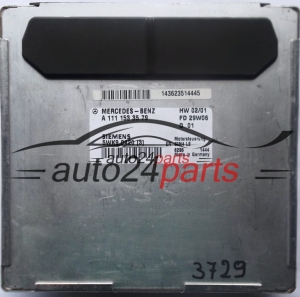 Μονάδα Ελέγχου Κινητήρα MERCEDES W202 2.0 C200 A1111533579, A 111 153 35 79, 1111533579, SIEMENS SIM4 LE 5WK90420, 5WK9 0420 (3) 