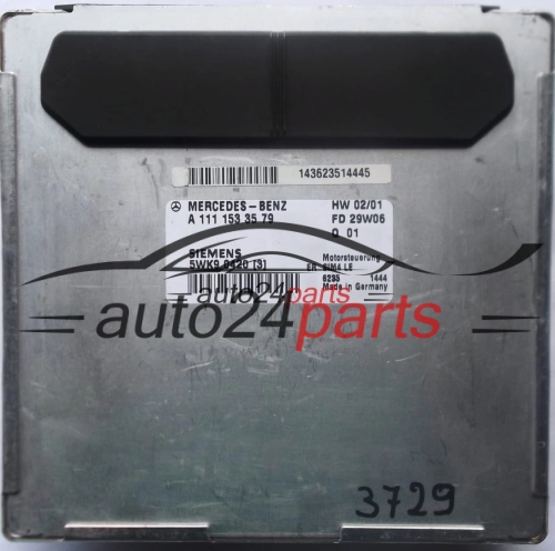 MERCEDES W202 2.0 C200 A1111533579, A 111 153 35 79, 1111533579, SIEMENS SIM4 LE 5WK90420, 5WK9 0420 (3)