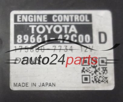 CENTRALINA DO MOTORE DENSO 1758007734  8966142C00 TOYOTA AVENSIS RAV-4