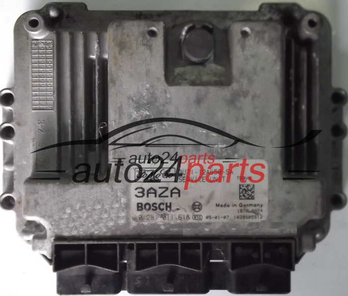 ECU CENTRALITA DE MOTOR FORD FOCUS 1.6 TDCI 3U7112A650SA 3AZA BOSCH 0281011618