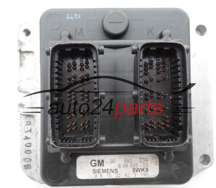MOTORSTEUERGERÄT ECU STEUERGERAT OPEL ASTRA ZAFIRA 1.8 X18XE1 SIEMENS 5WK9 3 190,  GM 90 582 539