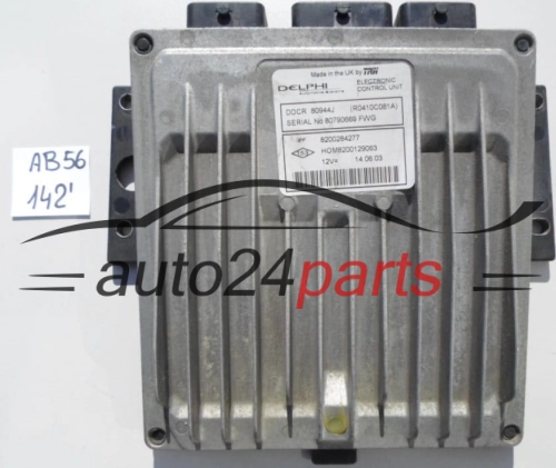 KOMPUTER STEROWNIK SILNIKA RENAULT CLIO 1.5 DCI Delphi R0410C081A, 8200284277, HOM 8200129063