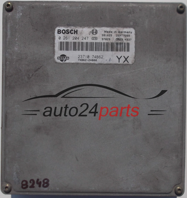 MOTORSTEUERGERÄT ECU STEUERGERAT NISSAN MICRA 1.3 BOSCH 0 261 204 247