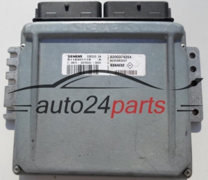 CENTRALINA DO MOTORE RENAULT CLIO 1.2 SIEMENS S118301118 A,  8200374254