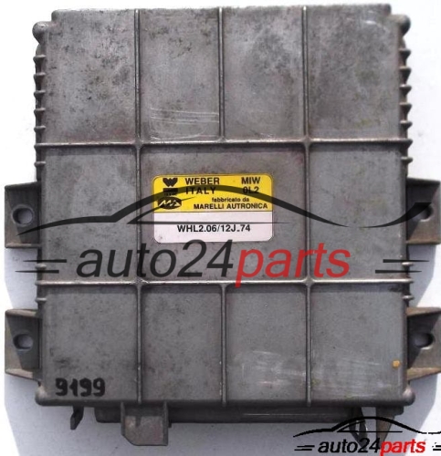 ECU CENTRALITA DE MOTOR LANCIA DEDRA 1.6, WHL2.06/12J.74, WHL20612J74, MIW 0L2, MIW0L2 