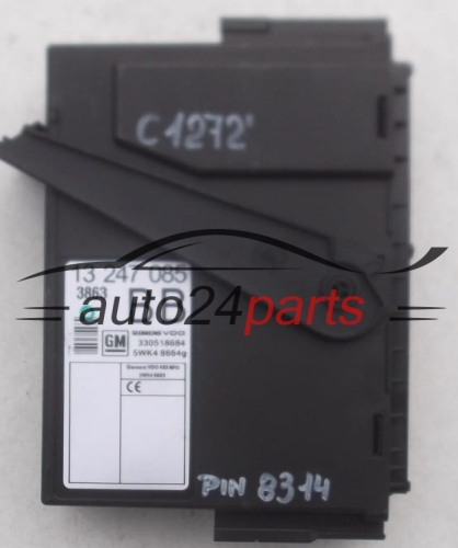 COMFORT CONTROL MODULE OPEL CORSA MERIVA SIEMENS VDO 5WK4 8664G