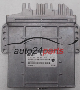 MOTORSTEUERGERÄT ECU STEUERGERAT CHRYSLER VOYAGER 2.5 TDI BOSCH 0 281 001 708, 0281001708, P04686661AC 