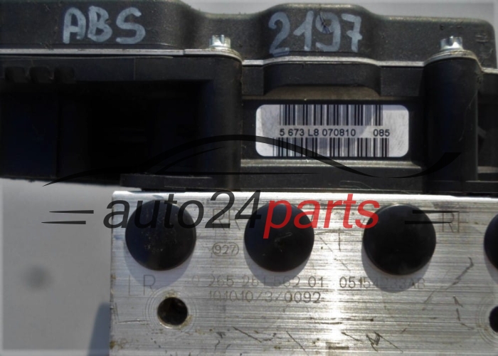 POMPE HYDRAULIQUE ET CALCULATEUR d'ABS JEEP LIBERTY BOSCH 0 265 251 562, 05154233AB