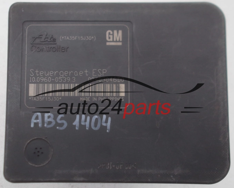 ABS POMPA I STEROWNIK OPEL ASTRA H  GM 13 213 610 AL, 13213610 ATE 10.0206-0206.4, 10020602064, 10.0960-0539.3, 10096005393