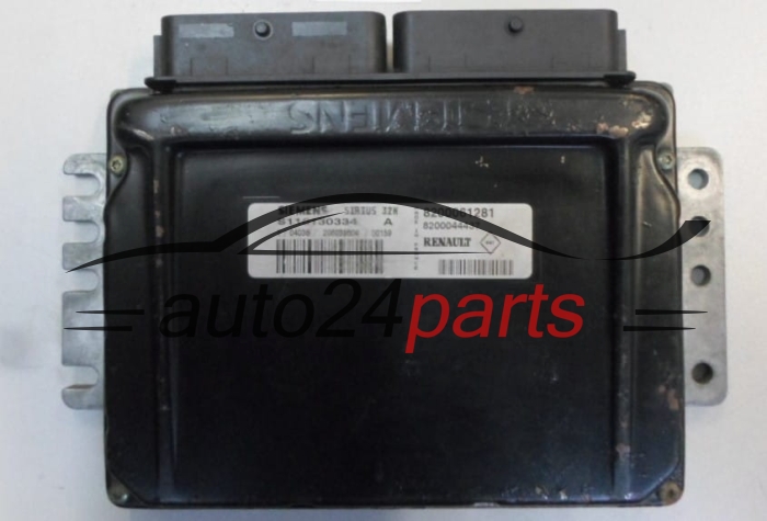 Calculateur Moteur RENAULT CLIO 1.4 SIEMENS S110130334 A,  8200061281, 8200044437