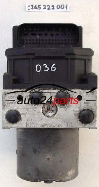 Αντλία αβς ROVER 75 2.0 DIESEL BOSCH 0 265 222 001, 0265222001, 0 265 800 006, 0265800006, 180214, 282/18/12/1679 - 036, 045, 050, 102, 1121