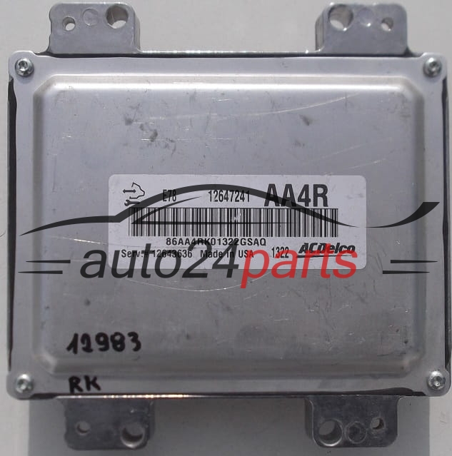 ECU CENTRALITA DE MOTOR  OPEL ASTRA J MOKKA 1.4T ACDelco 12647241 AA4R, 12643636