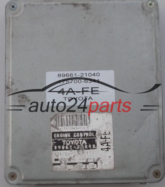 CALCULATEUR MOTEUR TOYOTA CARINA DENSO 175700-6341,  89661-21040