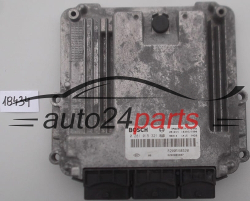 KOMPUTER STEROWNIK SILNIKA RENAULT LAGUNA 2.0 DCI BOSCH 0 281 015 321, 0281015321, 8200560320