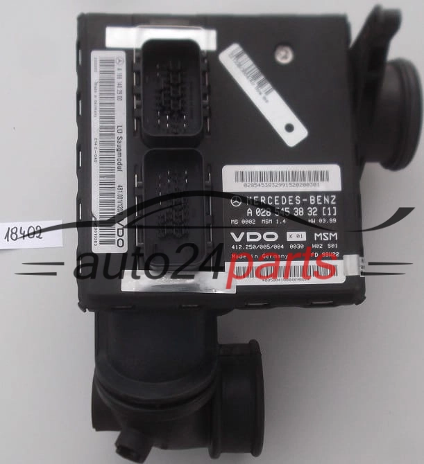 KOMPUTER STEROWNIK SILNIKA MERCEDES W168 VDO 412.250/005/004, 412250005004, A 028 545 38 32 (1)