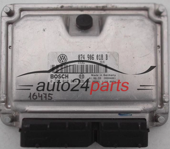 CENTRALINA MOTORE VW VOLKSWAGEN T4 2.5 TDI BOSCH 0 281 010 084, 0281010084, 074 906 018 B, 074906018B