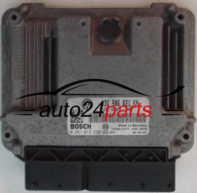 MOTORSTEUERGERÄT ECU STEUERGERÄT VW VOLKSWAGEN GOLF 1.9 TDI 03G906021KH, BOSCH 0281013226