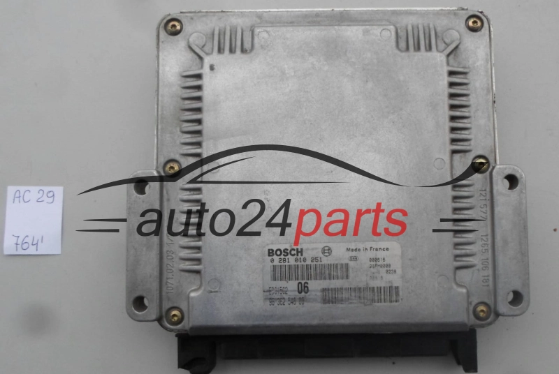 CITROEN XANTIA 2.0 HDI BOSCH 0 281 010 251, 0281010251, 96 362 548 80, 9636254880, 28FM0000, EDC15C2 06 