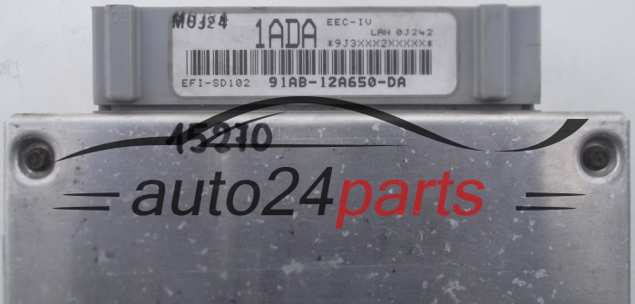 CALCULATEUR MOTEUR FORD ESCORT VISTEON 91AB-12A650-DA, 91AB12A650DA, 1ADA