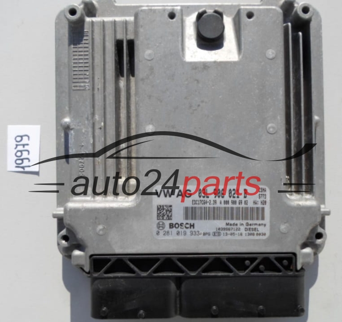 KOMPUTER STEROWNIK SILNIKA VW VOLKSWAGEN CRAFTER 2.0 TDI BOSCH 0 281 019 933, 0281019933, 03L 906 021 B, 03L906021B, EDC17C64