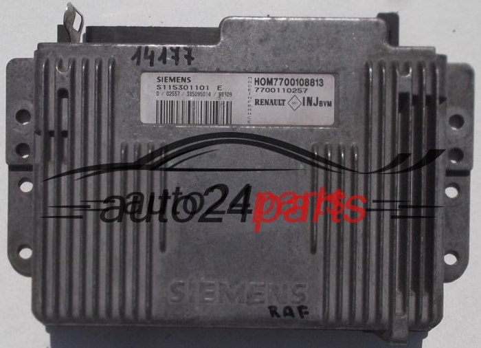 RENAULT KANGOO 1.4 SIEMENS S115301101E, S115301101 E, 115301101, HOM7700108813, 7700108813, 7700110257