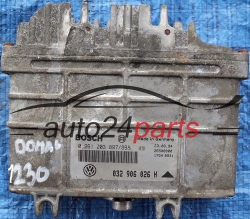 ECU CENTRALITA DE MOTOR VW VOLKSWAGEN POLO 1.6 AEA 032906026H, 032 906 026 H, BOSCH 0261203897/898, 0 261 203 897, 0 261 203 898 
