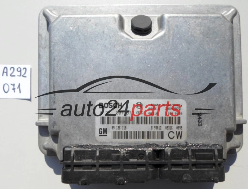 KOMPUTER STEROWNIK SILNIKA OPEL VECTRA B 2.0 DTI  GM 09 136 118
