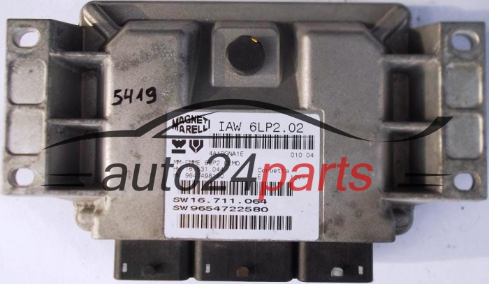 Μονάδα Ελέγχου Κινητήρα CITROEN C3 1.4 MAGNETI MARELLI IAW 6LP2.02