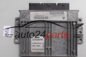 KOMPUTER STEROWNIK SILNIKA RENAULT LAGUNA 1.8 SAGEM 21647842-5, 216478425,  8200278378 8200278376 - 