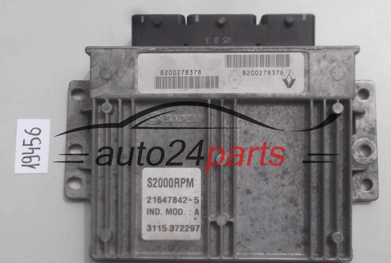 KOMPUTER STEROWNIK SILNIKA RENAULT LAGUNA 1.8 SAGEM 21647842-5