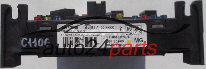 CENTRALKA MODUL STEROWNIK KOMFORTU CITROEN PEUGEOT SIEMENS S118085220A