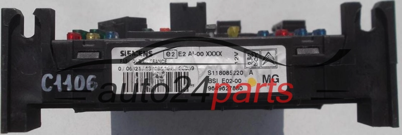 CENTRALKA MODUL STEROWNIK KOMFORTU CITROEN PEUGEOT SIEMENS S118085220A