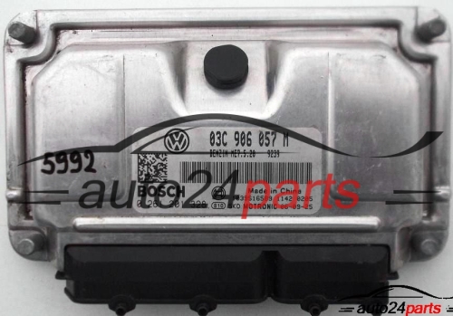 ECU CENTRALITA DE MOTOR SKODA 1.6 BOSCH 0 261 201 328, 0261201328, 03C 906 057 M, 03C906057M 