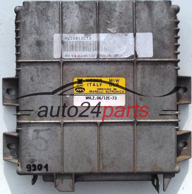 KOMPUTER STEROWNIK SILNIKA LANCIA DEDRA 1.6, WHL2.06/12C-73, WHL20612C73, MIW OL2, MIWOL2 