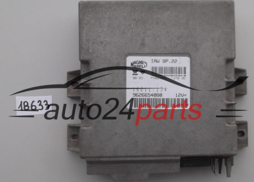 KOMPUTER STEROWNIK SILNIKA PEUGEOT 806 MAGNETI MARELLI IAW 8P.22, IAW8P22, 16211.134, 16211134, 9626654080