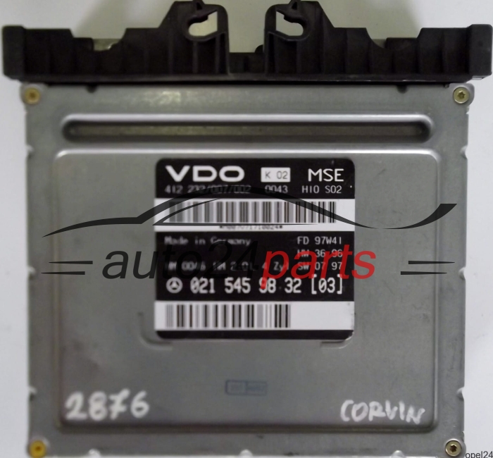 MOTORSTEUERGERÄT ECU STEUERGERÄT MERCEDES W210 E-KLASS E200 0215459832, A 021 545 98 32 , A0215459832, 412.232/007/002, 412232007002