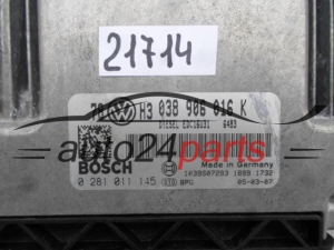 CALCULATEUR MOTEUR VW VOLKSWAGEN PASSAT BOSCH 0 281 011 145, 0281011145, 038 906 016K