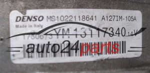 Alternador 1.9 CDTI OPEL ASTRA VECTRA SIGNUM ZAFIRA DENSO  YM 13117340, 105A