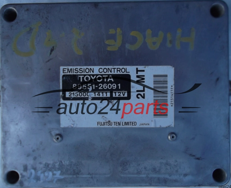 CENTRALINA DO MOTORE TOYOTA HIACE 2.4 8955126091 