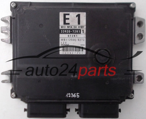  CALCULATEUR MOTEUR SUZUKI SWIFT 33920-72K1, 3392072K1, MB112500-8272, MB1125008272