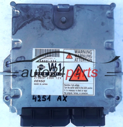 ECU ENGINE CONTROLLER NISSAN 23710BU713, 23710-BU713 W1, 5800-236, 2758002364, 275800-2364