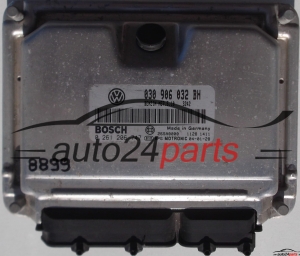 MOTORSTEUERGERÄT ECU STEUERGERAT VW VOLKSWAGEN POLO, LUPO 1.0, BOSCH 0 261 206 747, 0261206747, 030 906 032 BH, 030906032BH, ME7.5.10 
