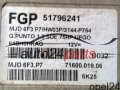 MOTORSTEUERGERÄT ECU STEUERGERÄT FIAT GRANDE PUNTO 1.3 SDE MAGNETI MARELLI MJD 6F3.P7, MJD6F3P7, FGP 51796241, 71600.019.06, 7160001906