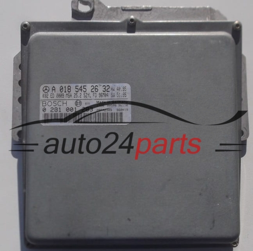 ECU CENTRALITA DE MOTOR MERCEDES W210 E290 2.9 TD A0185452632, 0185452632, A 018 545 26 32, BOSCH 0281001283, 0 281 001 283