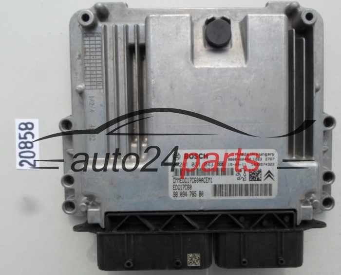Μονάδα Ελέγχου Κινητήρα CITROEN PEUGEOT 1.6 HDI BOSCH 0 281 031 043, 0281031043, 98 094 785 80, 9809478580 