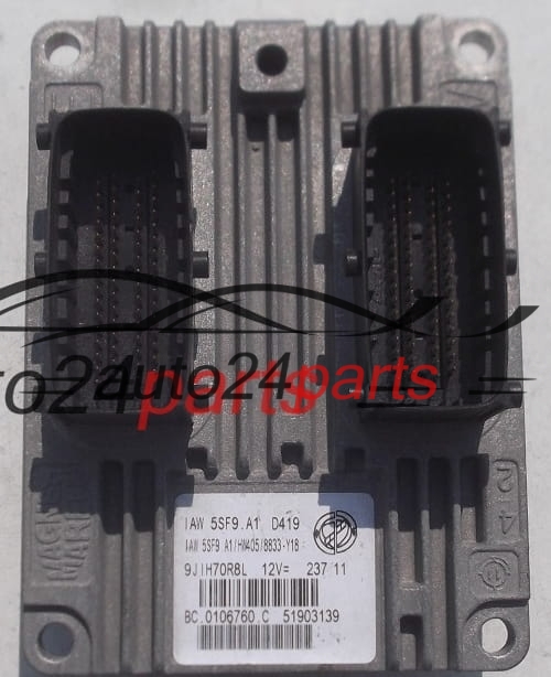  Μονάδα Ελέγχου Κινητήρα FIAT LANCIA 1.2-1.4 MAGNETI MARELLI IAW 5SF9.A1, 51903139, BC.0106760.C