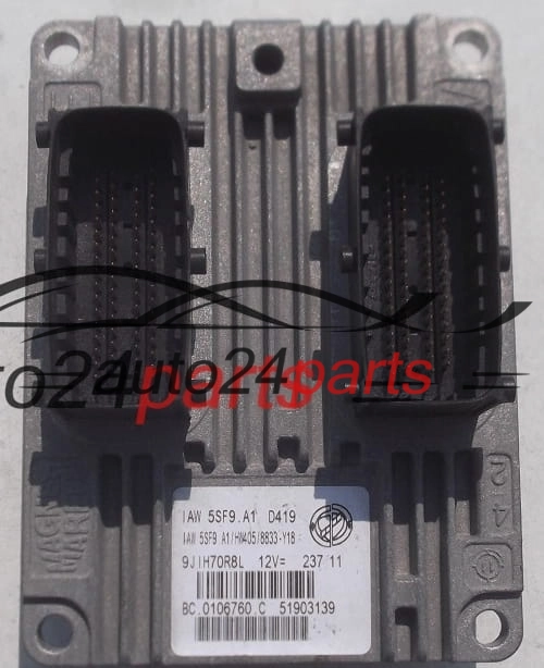  Μονάδα Ελέγχου Κινητήρα FIAT LANCIA 1.2-1.4 MAGNETI MARELLI IAW 5SF9.A1, 51903139, BC.0106760.C